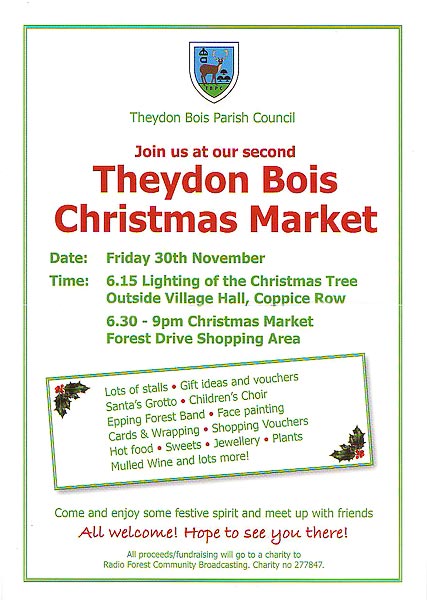 TB Xmas Tree Lighting Poster
