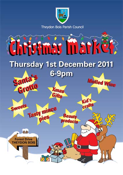 Theydon Bois Christmas Market Poster