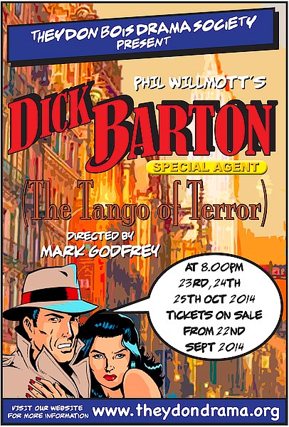TB Drama Society Dick Barton poster
