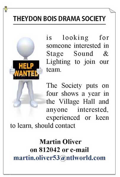 Drama Society Help Needed