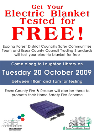 Electrict Blanket Tests Poster