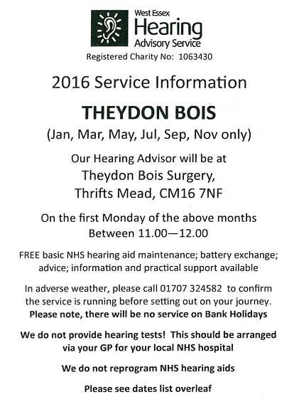 Hearing Clinic Services Poster