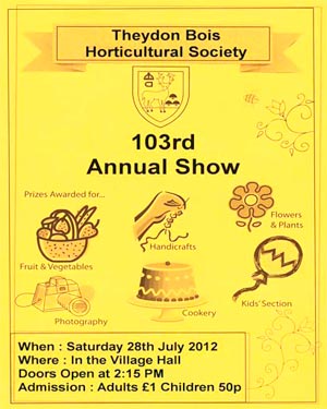 Horticultral Society Show Poster