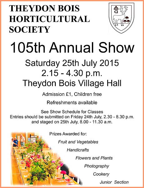 Horticulturalsociety sssshow 2015 poster