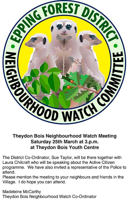 Neigbourhood Watch Poster