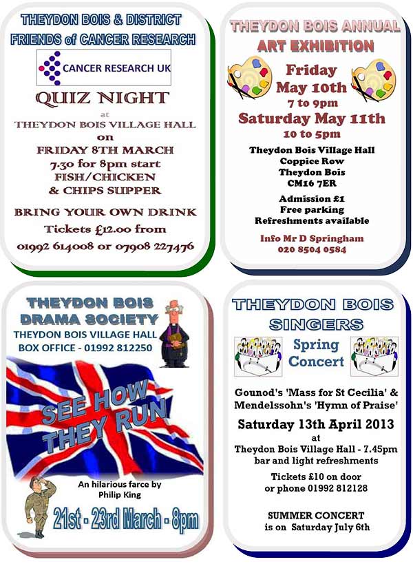 Diary Posters March