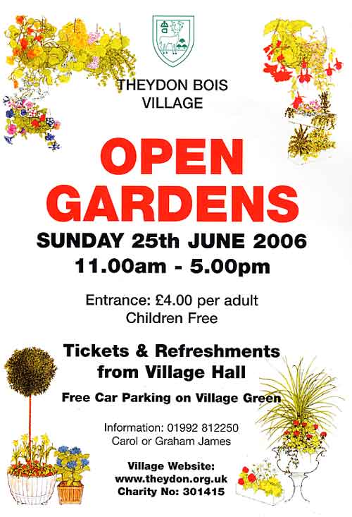 Theydon Bois Open Gardens Day