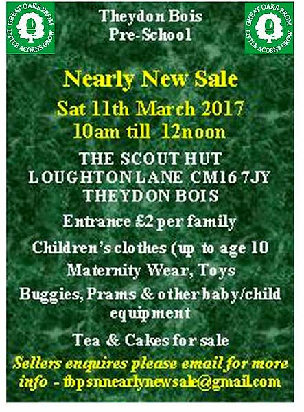 TB Preschool Sale Poster