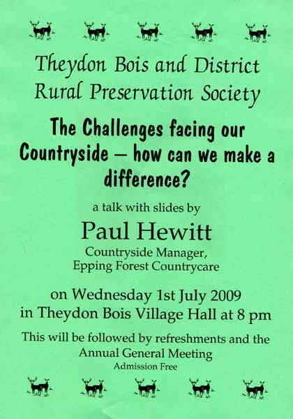 Rural Preservation Society Meeting