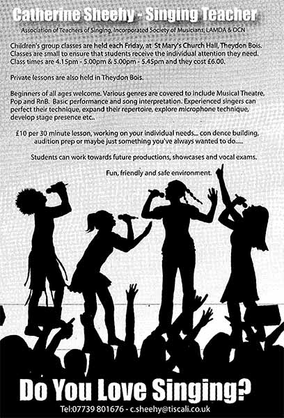 Singing Classes Poster
