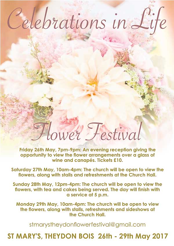 St Marys Flower Festival Poster