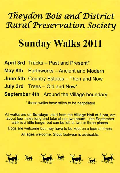 TB&DRPS Walks Poster