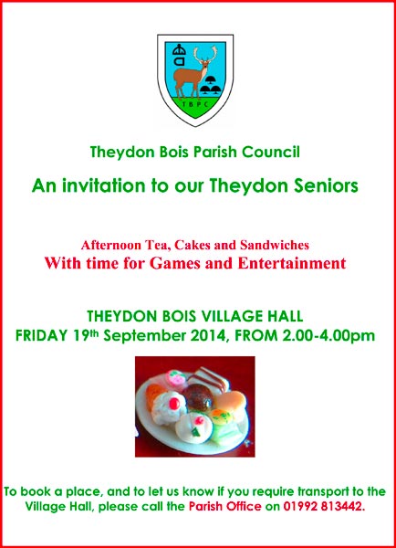 Theydon Seniors Poster Sept 2014