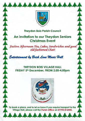 Theydon Senoirs Poster
