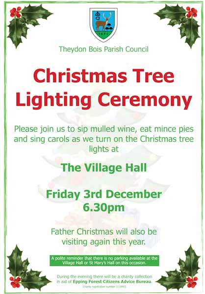 Christmas Tree Lighting Poster