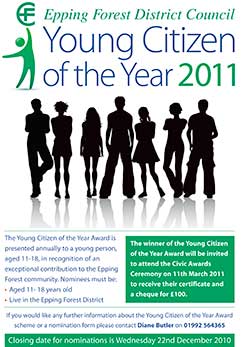 Young Citizen of the year poster