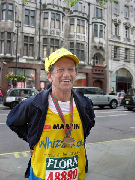 M Oliver completes Marathon