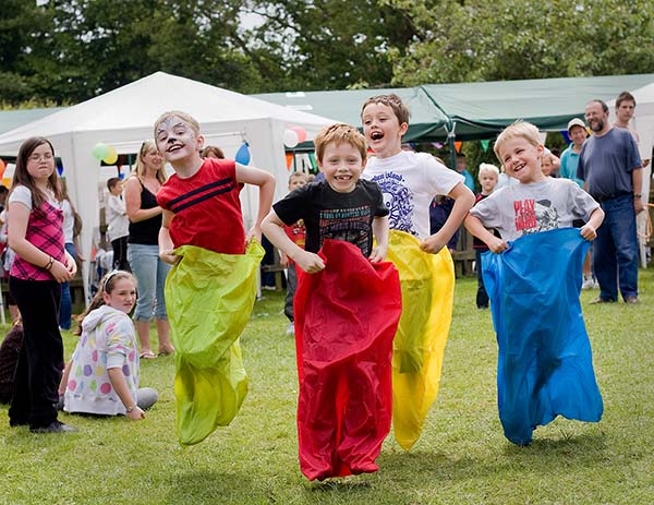 May Fayre Sack Race