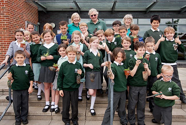 TB Primary School Flower Planting