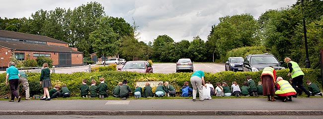 Primary School Flower Planting