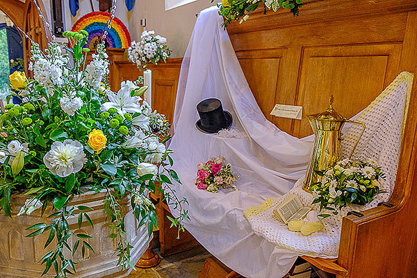 St. Mary's Flower Festival dispaly