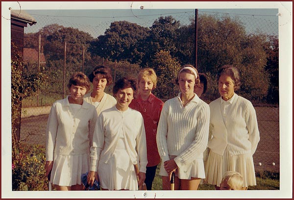 Margaret Prescott at Theydon Bois Tennis Club