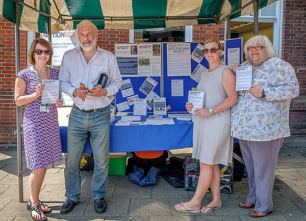 VAEF Stand Epping Market